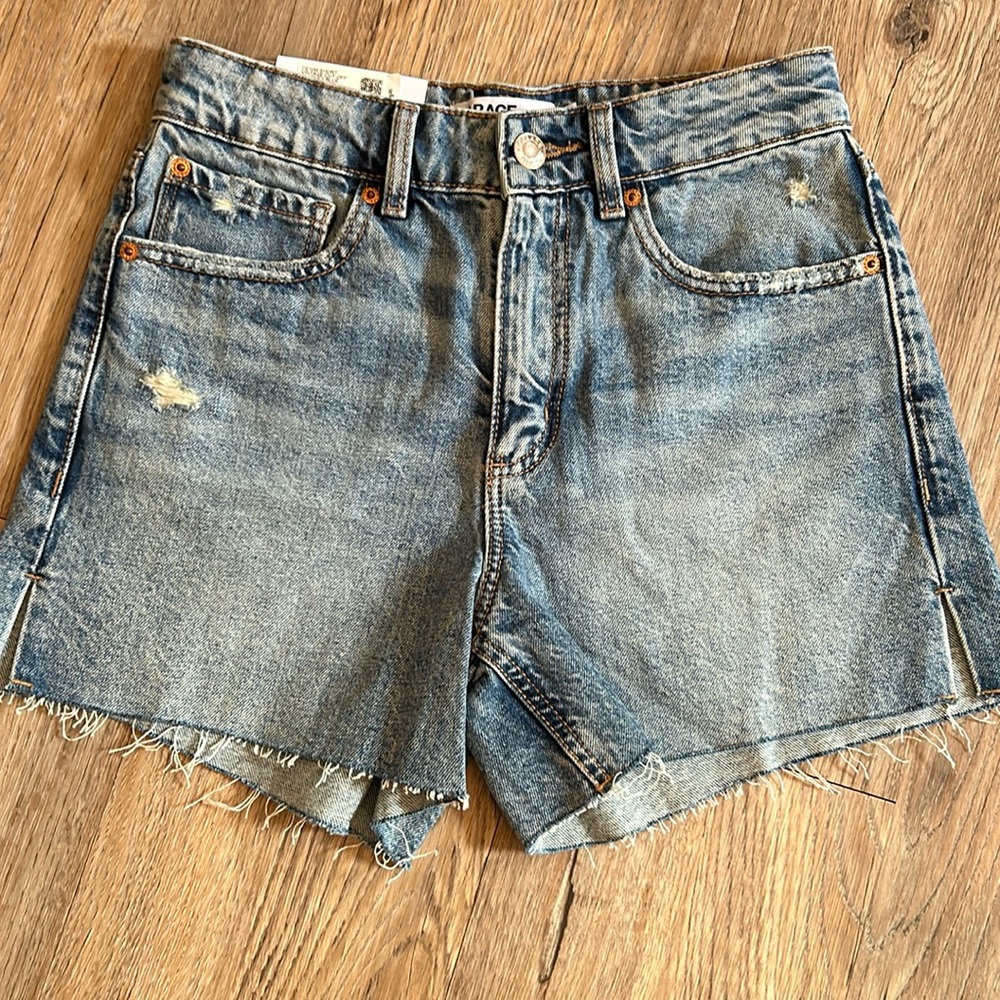 Garage jean shorts